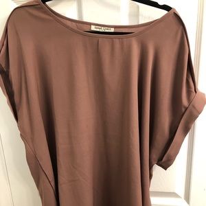 Mauve chiffon shirt size 3x
